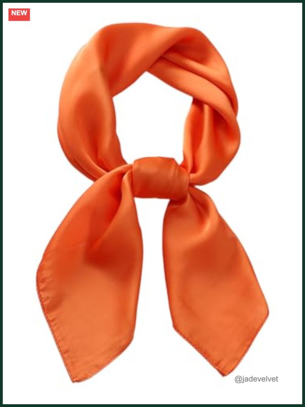 Silk-like Polyester Square Scarf 27.5" Fashion Neck Scarf